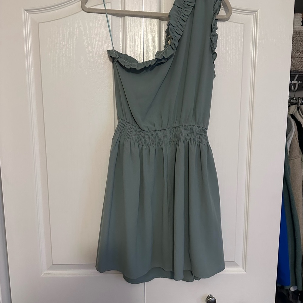 Entro Sage Ruffle Dress - Picture 4 of 4